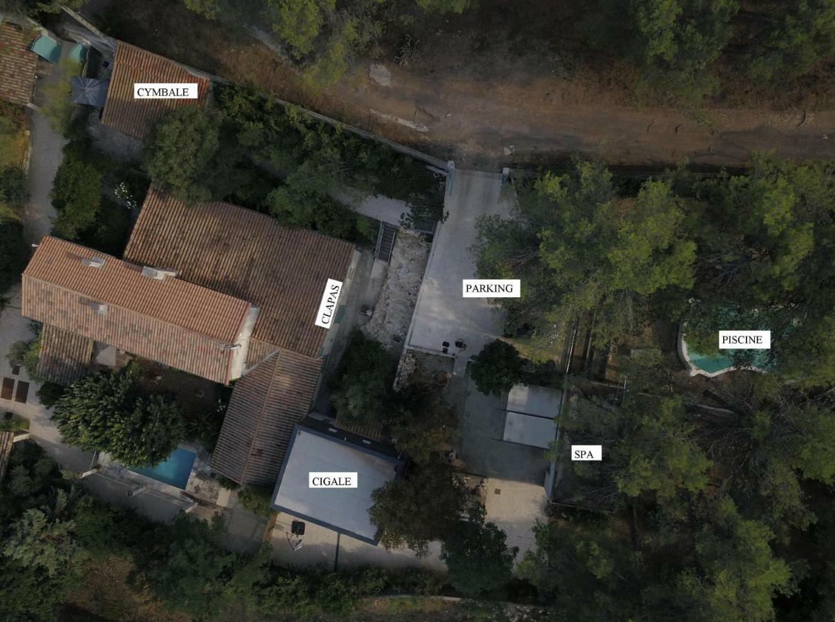 Vila Mas Du Puech Cymbale Assas Exteriér fotografie
